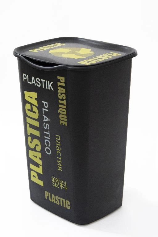 Pattumiera Bidone per Raccolta Differenziata Recycling Plastica 50 litri