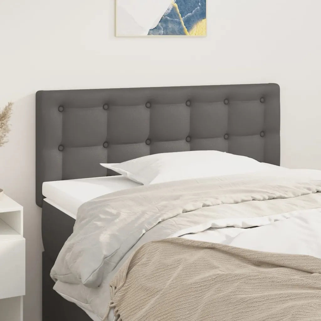 Testiera | Testata Grigio 90x5x78/88 cm in Similpelle