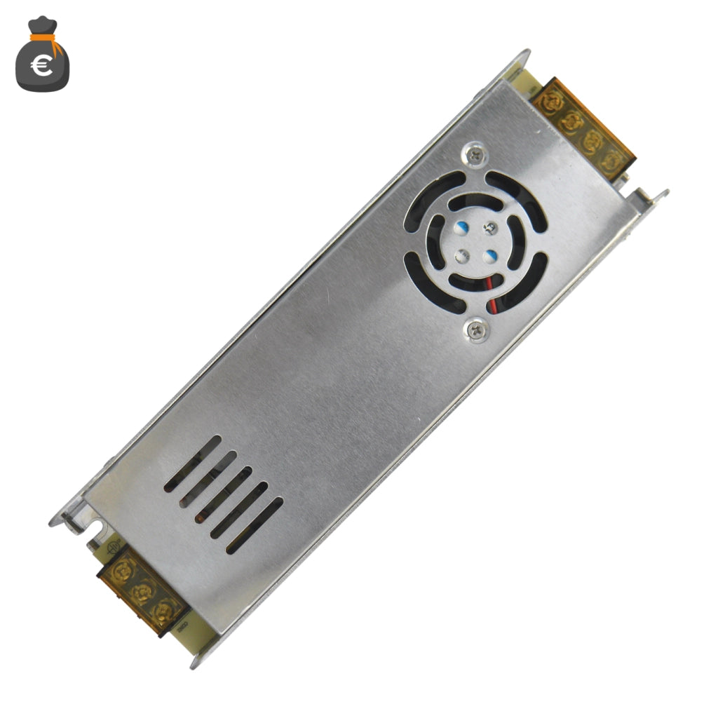 Alcapower Alimentatore Switching Slim 300W 12V 25A, trasformazione di precisione per sistemi LED e automazione industriale, design compatto