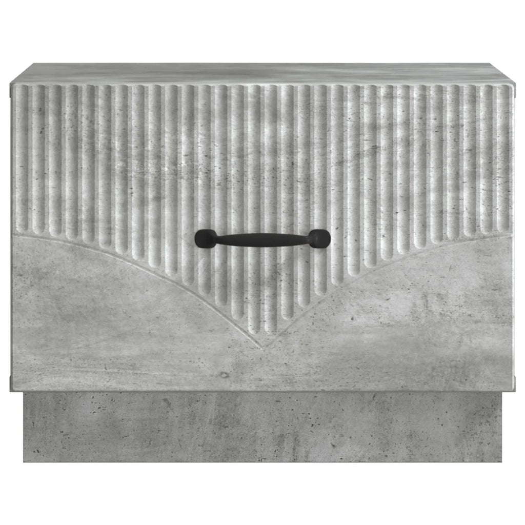 Tavolino da salotto con cassetto Grigio Cemento 49 x 50 x 37 cm