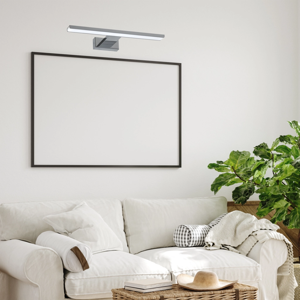 Applique Milagro Shine LED 7W 490lm 4000K IP44 cromo