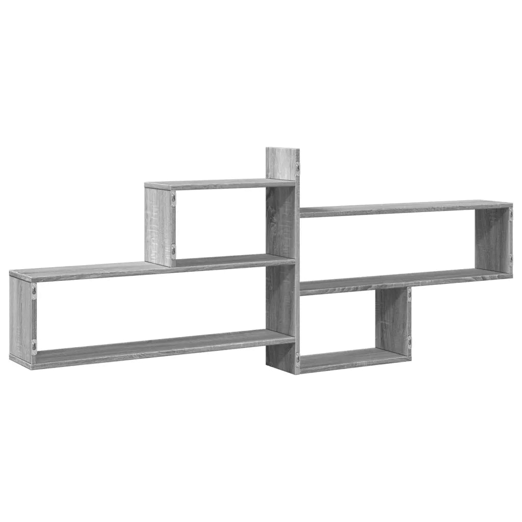 Mensola a parete | Scaffale a parete | Ripiano a parete Grigio Sonoma 167,5x18x68 cm in Truciolato