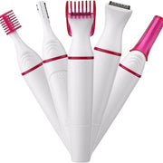 Pilatore per sopracciglia 2 in 1 senza dolore per donne - sopracciglia viso labbra naso gambe ascelle bikini riduttore di peli per donna