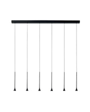 Lampada a Sospensione Susa LED 30W 2790lm 3000K Dimmerabile a taglio di fase, Struttura in Metallo Nero, IP20 - Susa