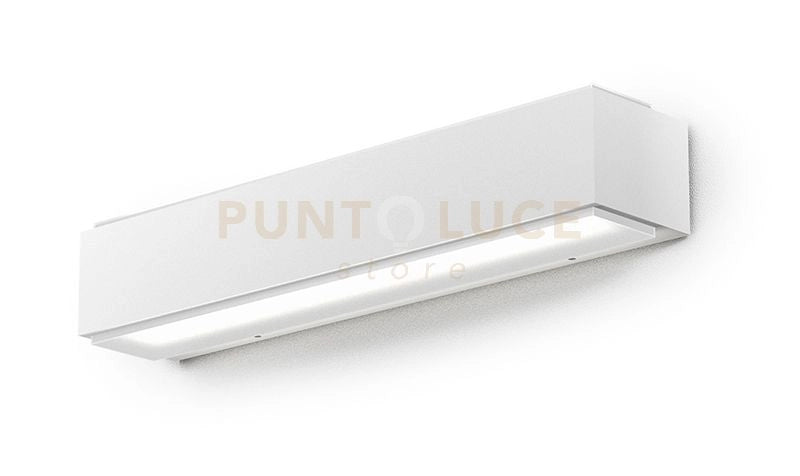 GES964-  APPLIQUE LED 4000K 1105LM 20W ALLUMINIO IP65 BIANCO 36CM