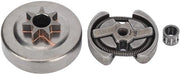 Kit di cuscinetti di collegamento per sega a catena - 3 pezzi - Ricambi sostitutivi - Per HUSQVARNA 235 E/240136137141142 - Raccordo per catena - Duraturo e resistente agli urti - Ricambi per sega