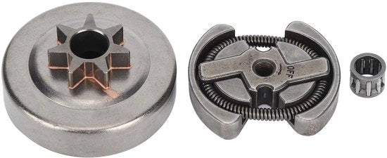 Kit di cuscinetti di collegamento per sega a catena - 3 pezzi - Ricambi sostitutivi - Per HUSQVARNA 235 E/240136137141142 - Raccordo per catena - Duraturo e resistente agli urti - Ricambi per sega