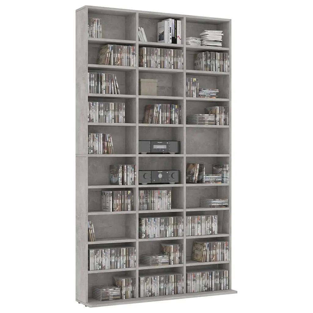 Mobile TV | Armadietto TV | Mobile Porta TV Grigio Cemento 102x16x177,5 cm in Multistrato