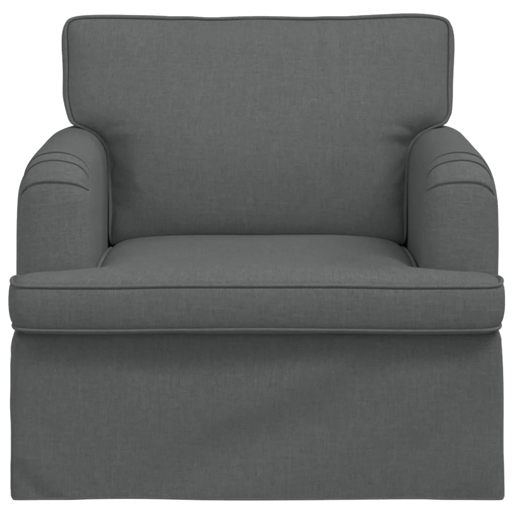Divano Grigio scuro 84 x 80 x 85 cm Tessuto