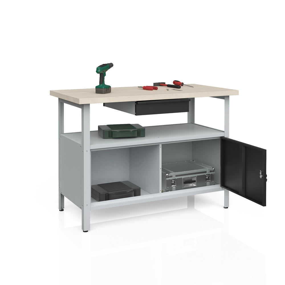 Vicco Armadio degli attrezzi Grigio 120 x 85 cm