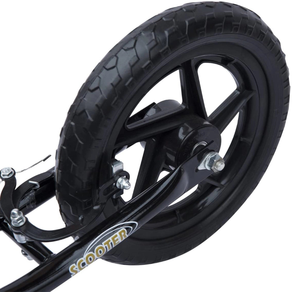 Scooter per Bambini con Freni e Ruote Grandi ¨C zephmum ¨C Nero 12 Pollici