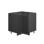 Vicco Mobile ad angolo cucina Antracite lucido 80.5 cm senza piano di lavoro