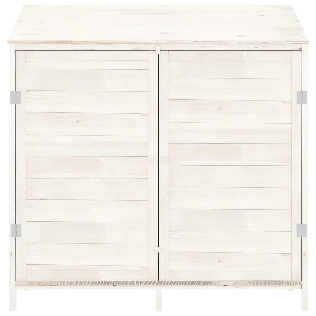 Casetta da giardino 102 x 52 x 112 cm in legno massello di abete bianco 02_0044041