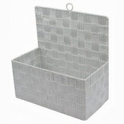 Trade Shop - Cestino Porta Oggetti Cesto Tessuto Grigio Chiaro Organizer Multiuso Casa 79090 -