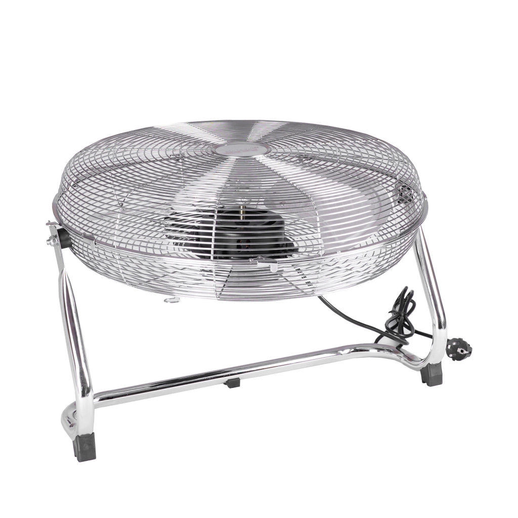 Ventilatore industriale da pavimento 45cm, 3 velocità 110W, pale alluminio, inclinazione regolabile casa ufficio - SOGO
