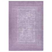 Tappeto stile moderno in viscosa e lana realizzato a mano rettangolare 160 x 230 cm viola