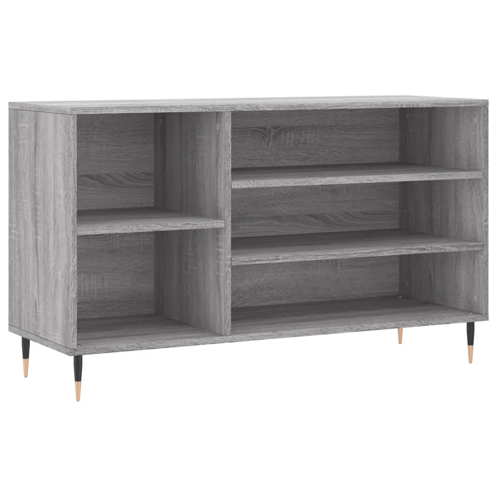 Scarpiera | Mobile per scarpe Grigio Sonoma 102x36x60 cm in Legno Multistrato