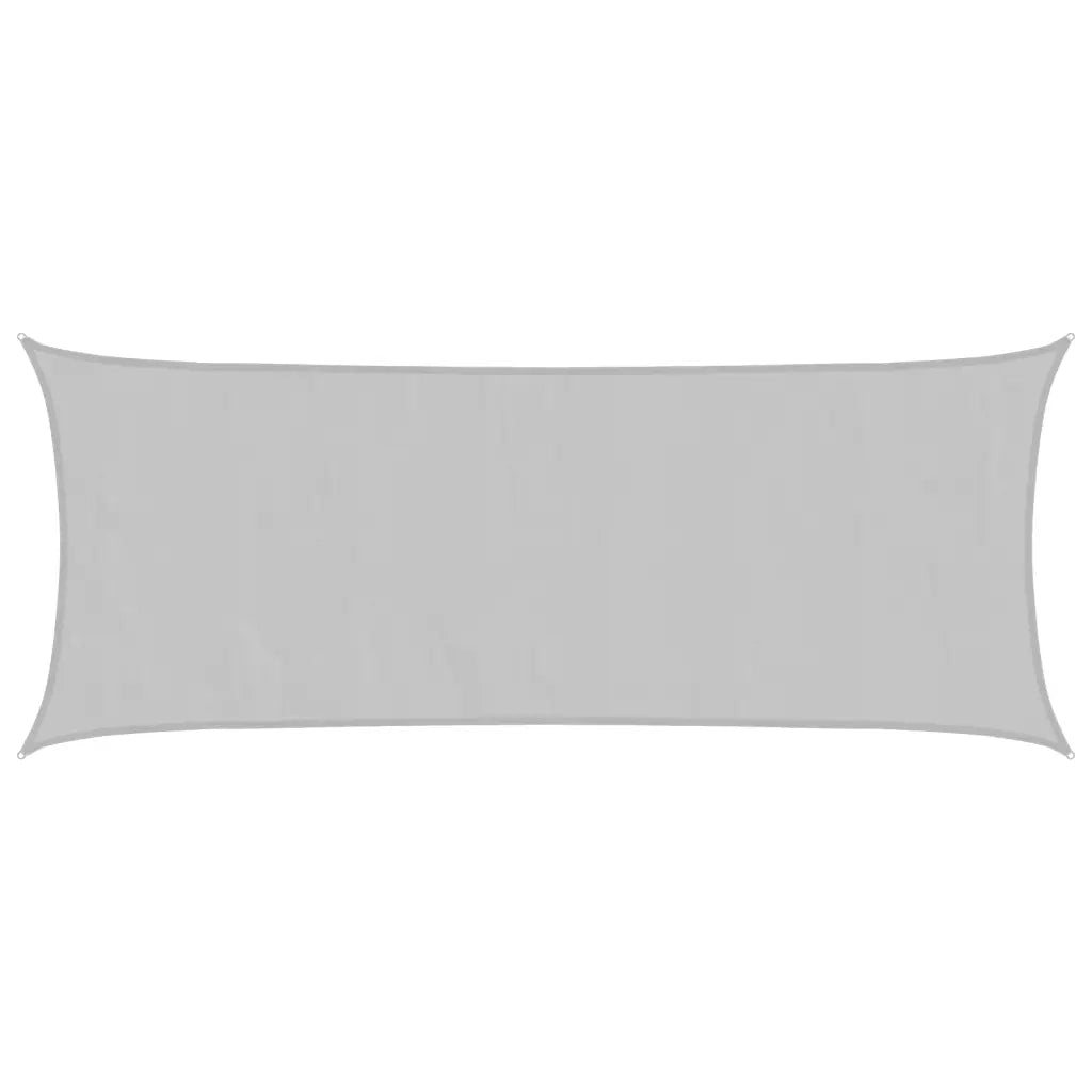 vidaXL Vela Parasole Grigio Chiaro 5x2 m 100% Poliestere Oxford