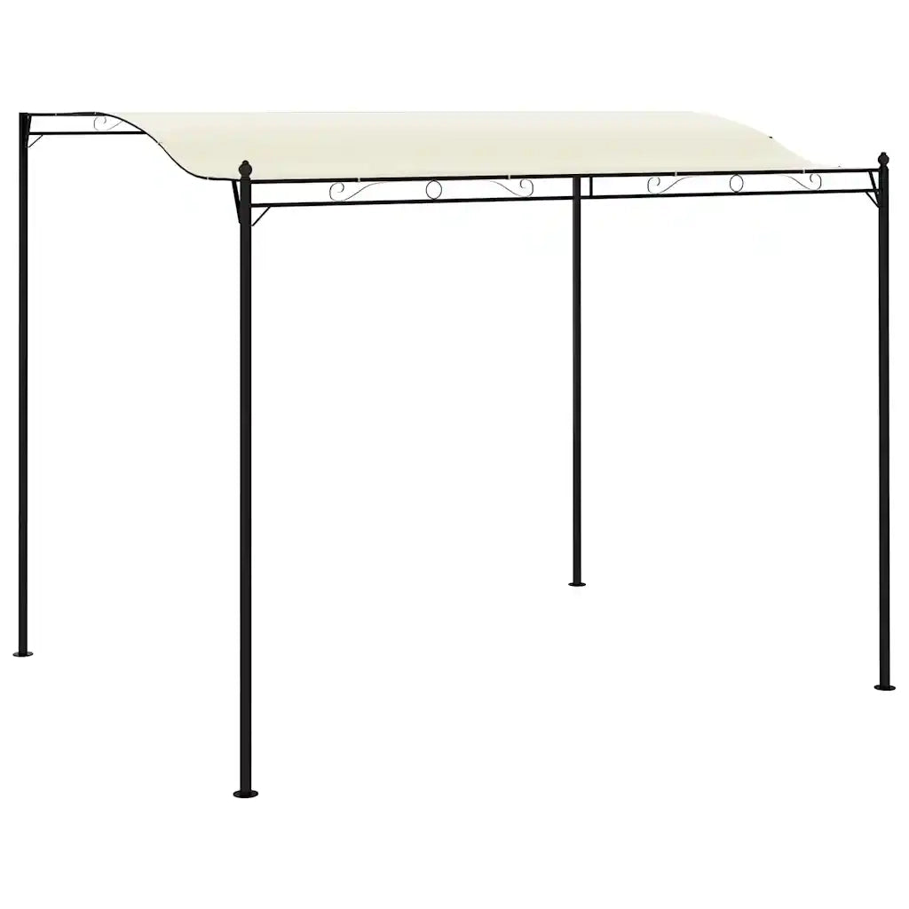 Gazebo in Tessuto Bianco Crema