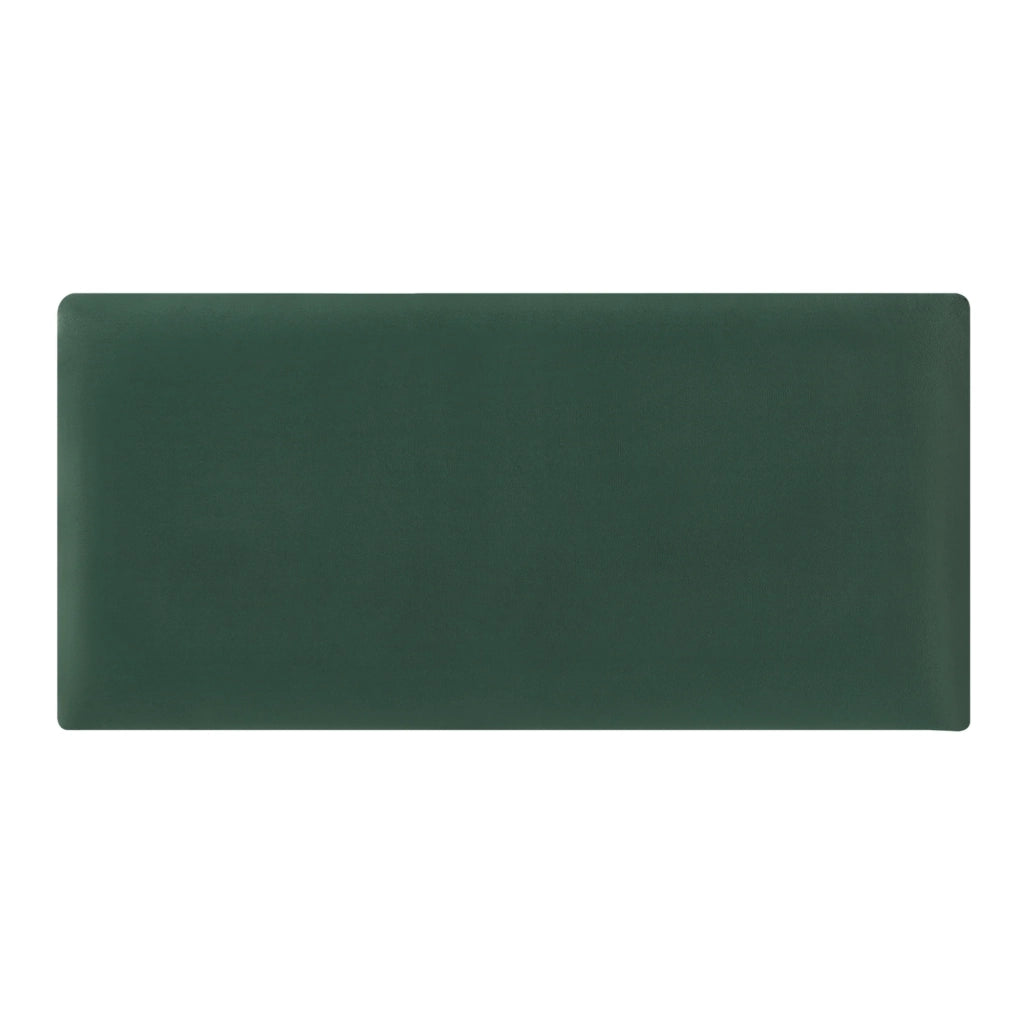 Set di 3 cuscini da parete in velluto 60 x 30 cm verde scuro 03_0010627
