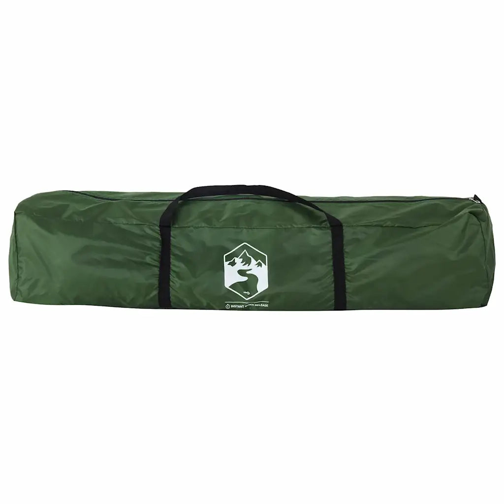 Tenda da Campeggio Cabina 4 Persone Verde a Rilascio Rapido 4005332