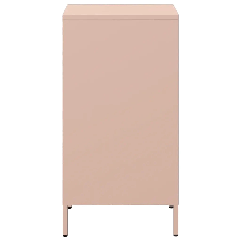 vidaXL Credenza Rosa 35x39x73,5 cm in Acciaio Laminato a Freddo