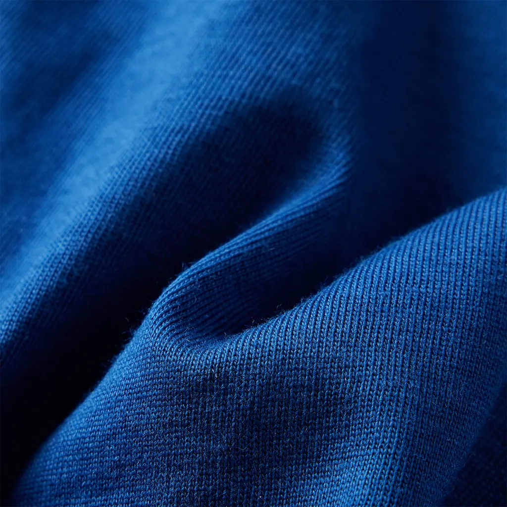 Maglietta da Bambino a Maniche Lunghe Blu Scuro 128 13292