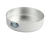 TORTIERA CILINDRICA ALTA IN ALLUMINIO CON ANELLO  cm.28
