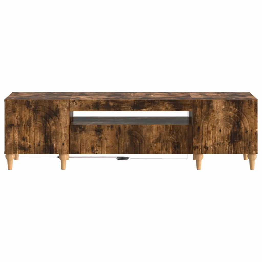 Mobile TV LED Rovere Fumo Legno ingegnerizzato 896250