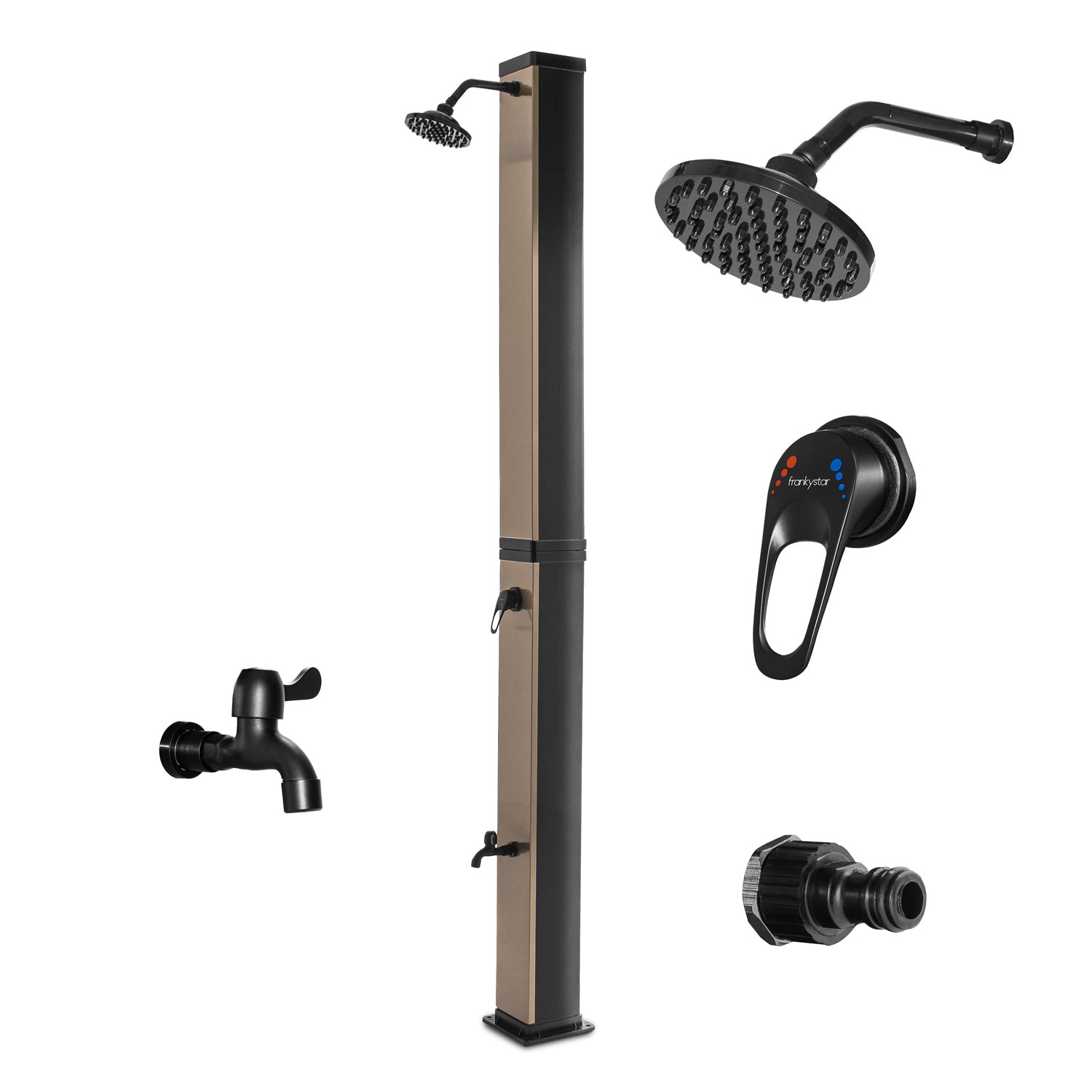 Tanaga Bronze 40 - Doccia Solare Da Giardino 40L