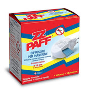 Trade Shop - Set 12pz Insetticida Diffusore Elettrico 12 Piastrine Doppia Funzione Azione Rapida 009374 -