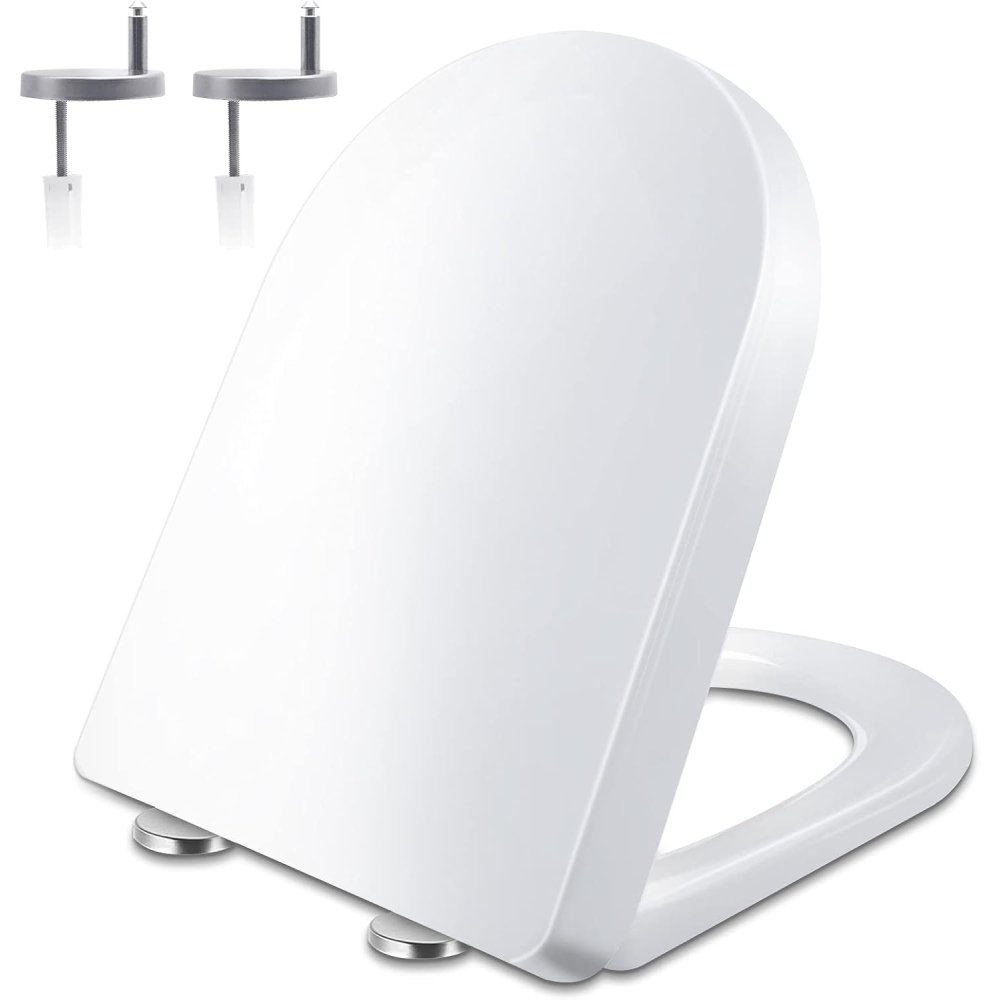 Yadimi abattant wc familial, fermeture en douceur avec abattant