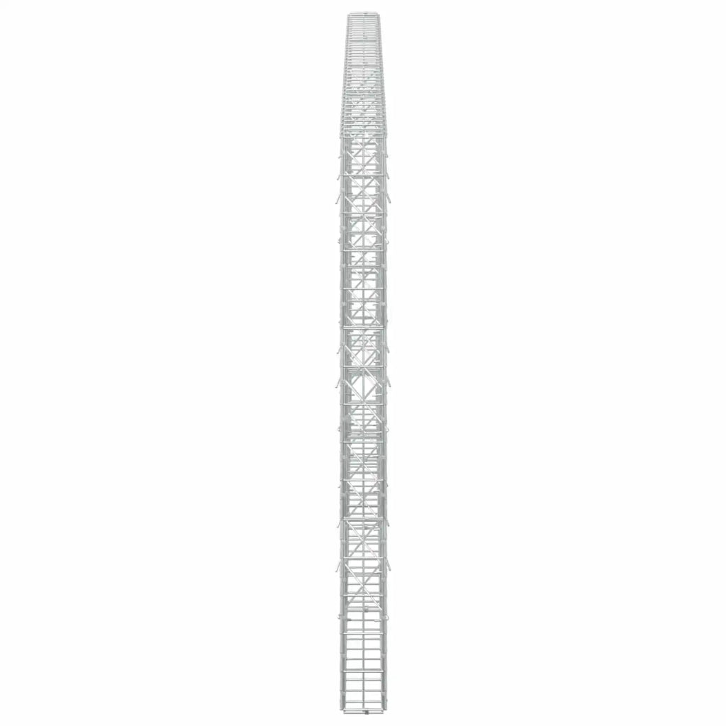 Gabione con Filo da 3,5 mm e Rete da 5x10 cm 400x10x150 cm 3462554