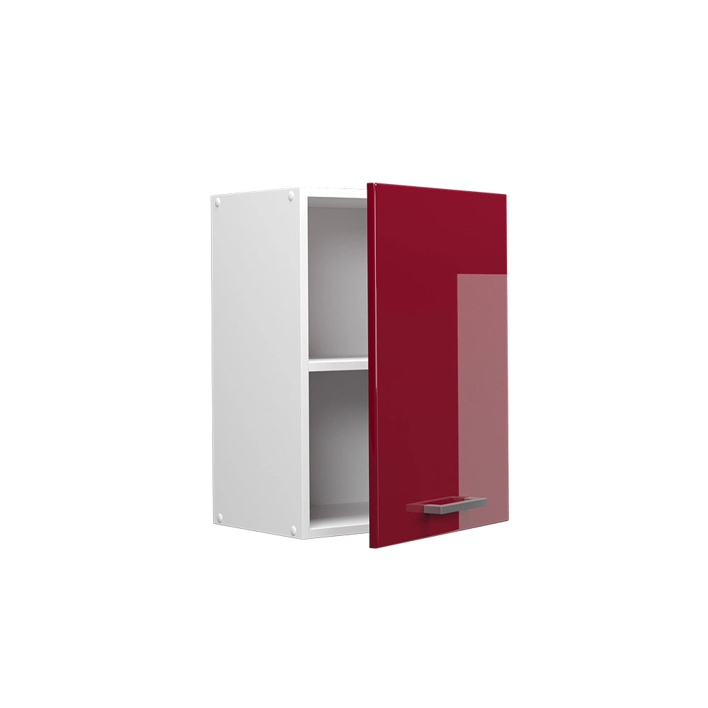 Vicco Pensile universale Rosso bordeaux lucido 45 cm con anta