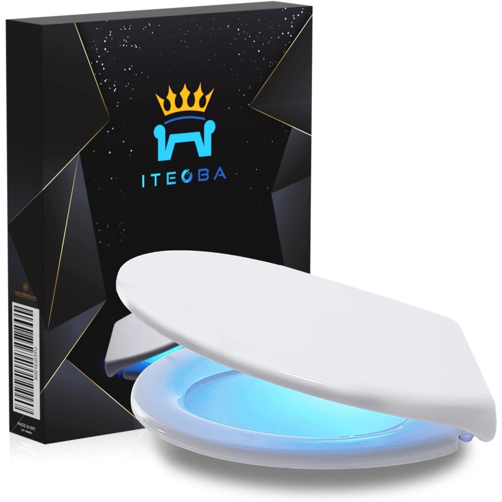 Iteoba  sedile wc con freno di caduta premium | sedile wc clipsa