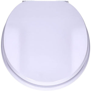 Sedile wc in tp con abbassamento automatico e motivo soft-close,