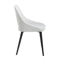 Sedia in tessuto grigio