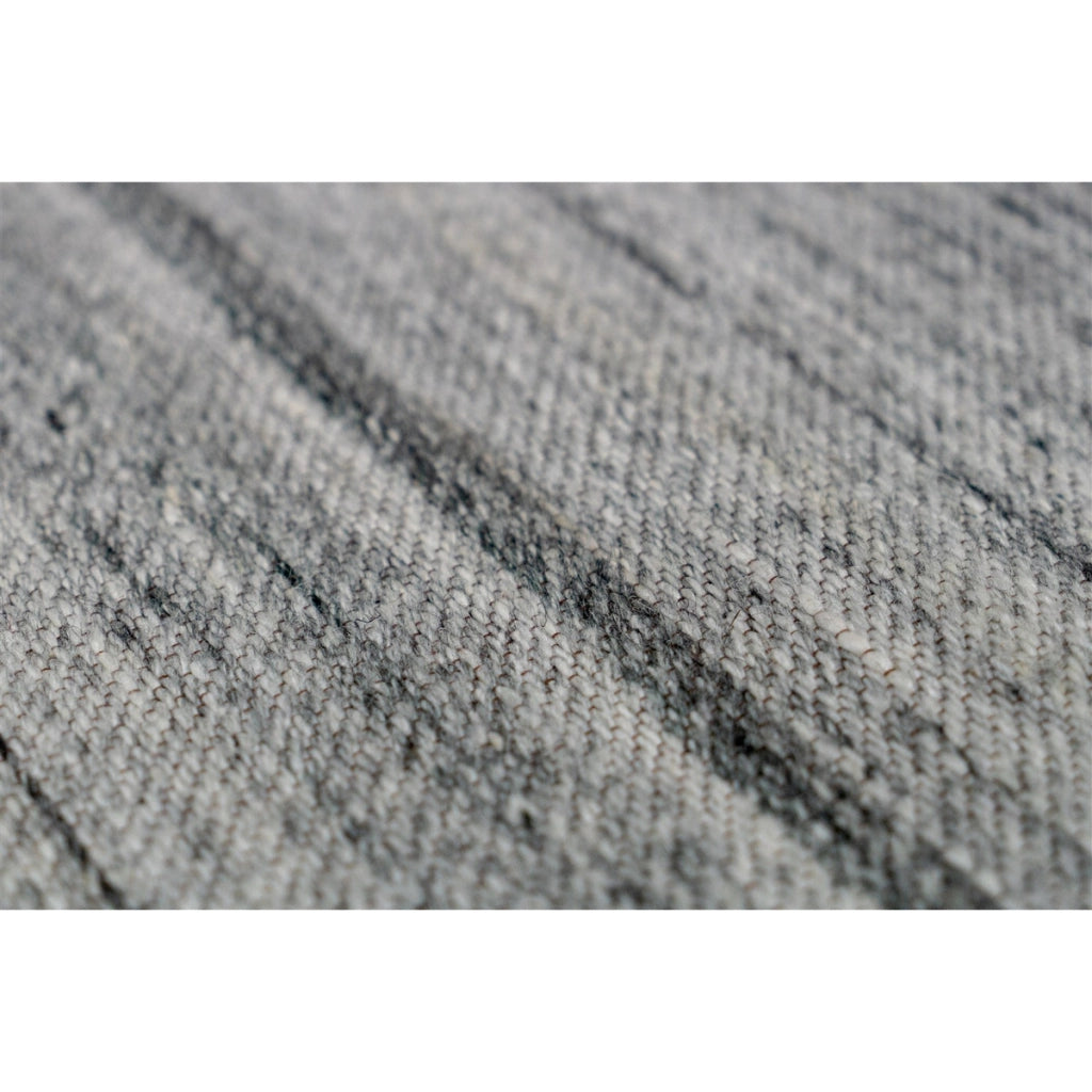 Tappeto Phoenix 200 in lana grigio antracite