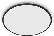 Lampada da soffitto sottile Bianco chiaro 15W 4000K IP54 Nero LED - Illuminazione moderna per interni ed esterni