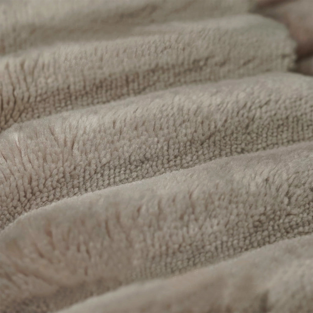 Divano angolare in tessuto con schiuma elastica e design ondulato senza montaggio camel 241 × 151 × 58 cm