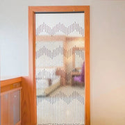 Porta finestra 220 x 90 cm - Kralengordijn in legno per protezione dalle zanzare e decorazione