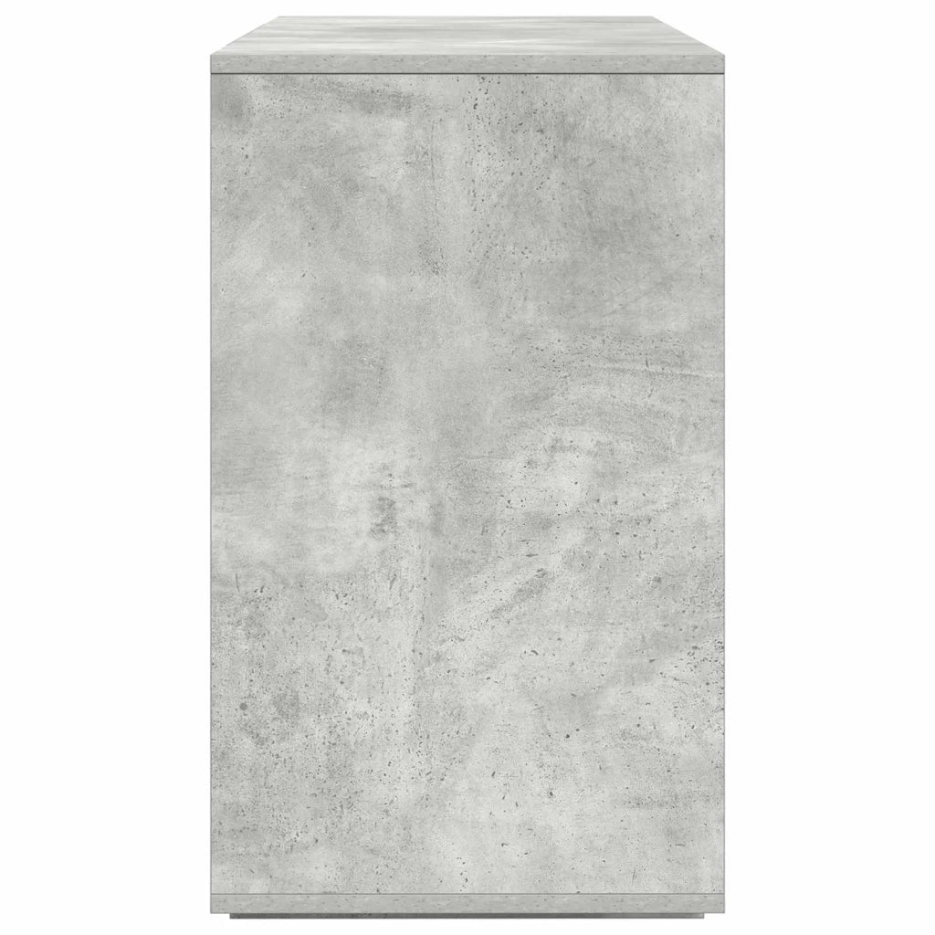 Credenza | Madia | Buffet da pranzo | Armadio da pranzo Grigio cemento 135 x 41 x 75 cm Legno multistrato