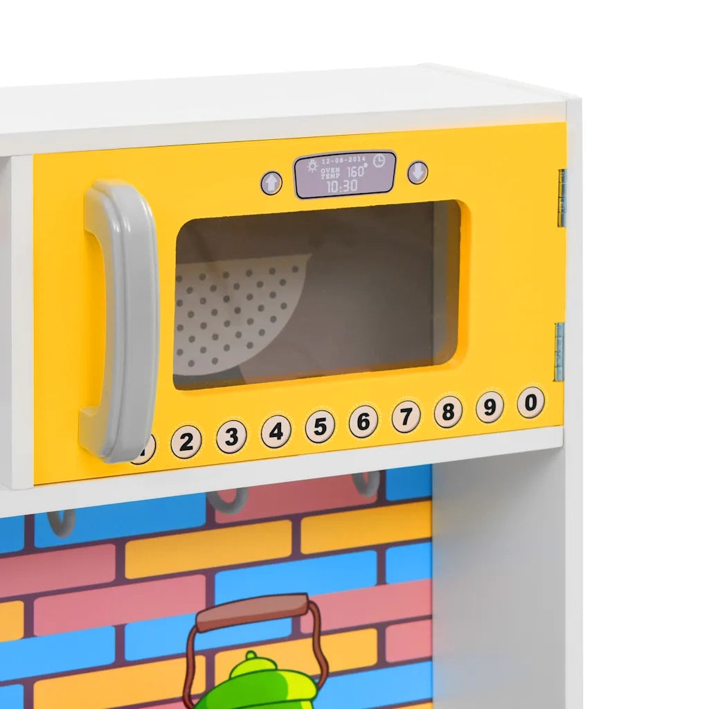 Cucina Giocattolo per Bambini in MDF 80x30x85 cm Multicolore CFW4780781