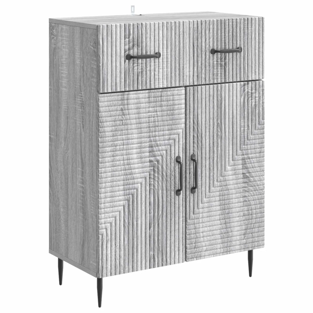 Credenza Grigio Sonoma 66 x 34,5 x 89,5 cm Legno ingegnerizzato 894871