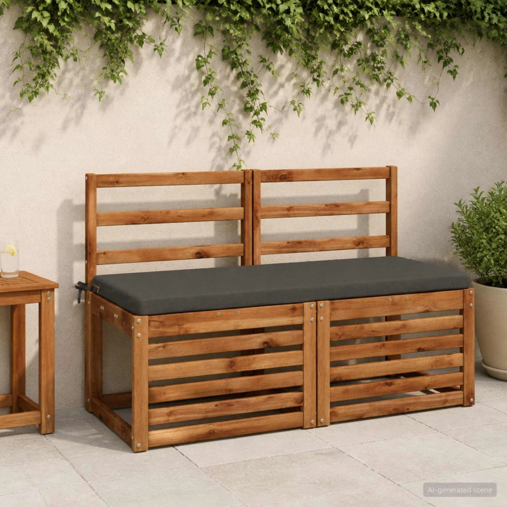 Cuscino per panchina SOEST 100% Poliestere Antracite 949330