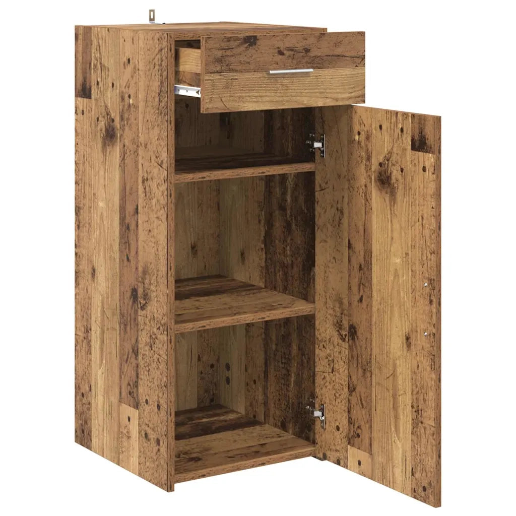 Credenza-Buffet-Armadio da cucina Rovere artigianale 42,5 x 40 x 93 cm Legno multistrato 432488