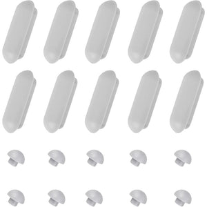 Paraurti toilet paracolpi wc bianco copriwater e anello per ammo