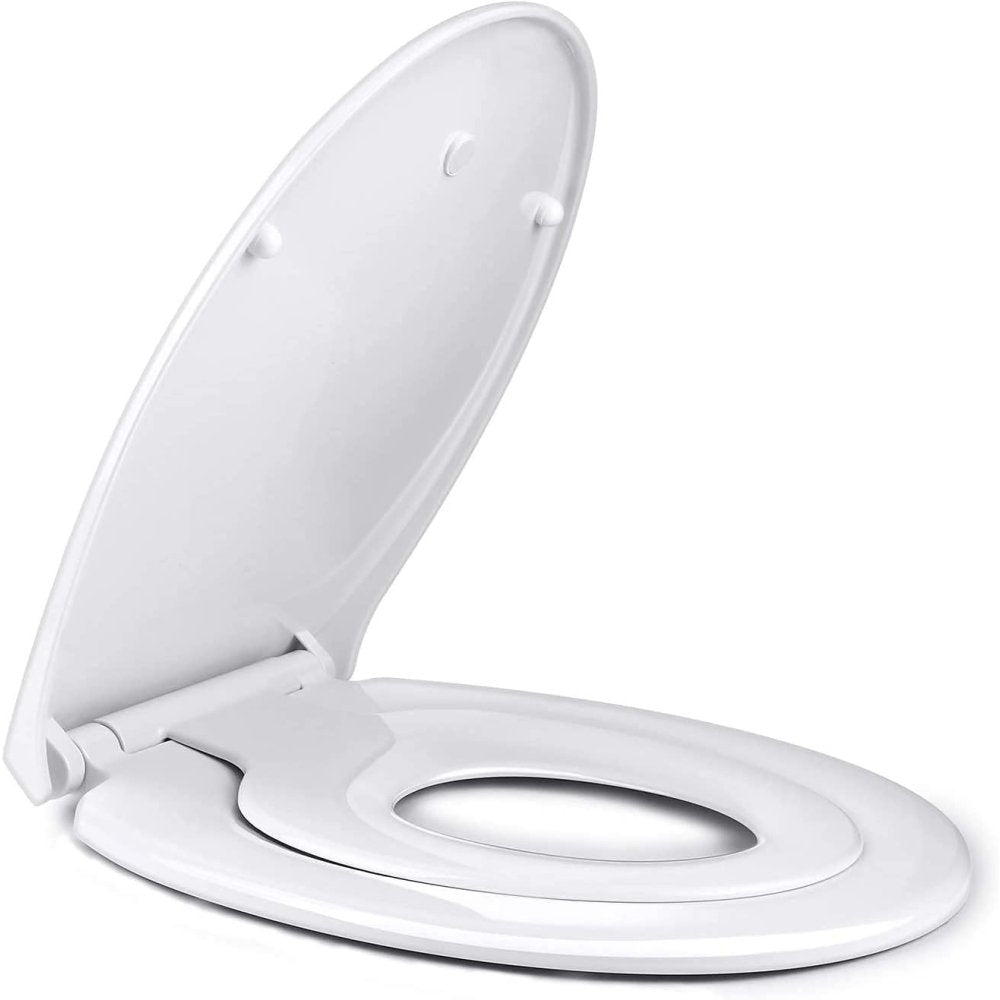 Sedile per wc per famiglie, copriwater con seggiolino magnetico