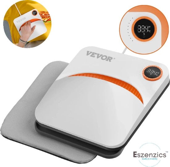 Caffè Transfer Pers Pro5 - Tecnologia innovativa - Compatta e portatile - Certificato esteso - 27x32 cm - Facile da utilizzare - Transfer press potente - 810W Heat press