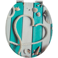 Sedile wc con abbassamento automatico, chiusura rapida, in mdf r